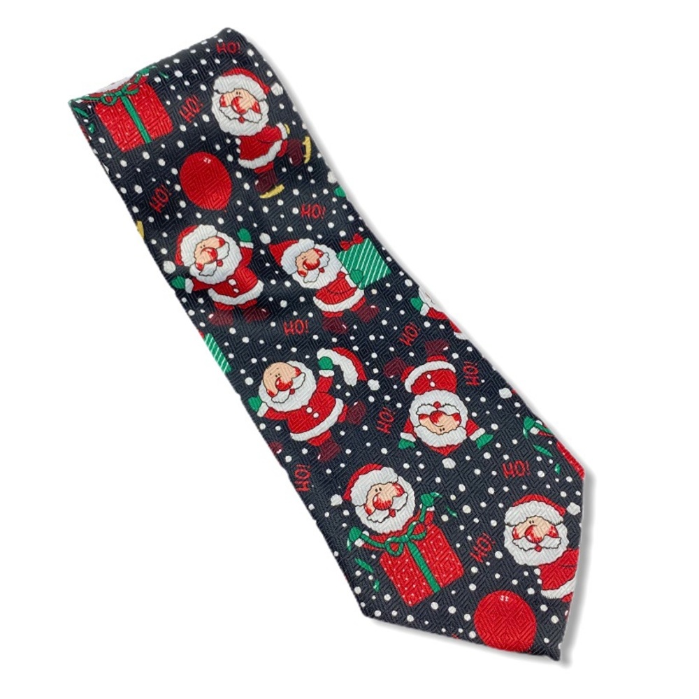 The Christmas Collection Santa present festive tie